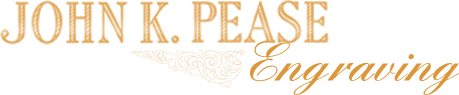 John K Pease Engraving print logo